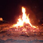 Bon fire in honor of Lag BaOmer